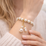 Golden Grace Pearl Bracelet - Image 2