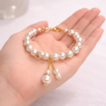 Golden Grace Pearl Bracelet - Image 3