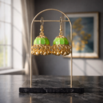 Light Green- Jhumka Earrings