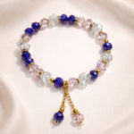 Sapphire Blush Beaded Bracelet - Image 3