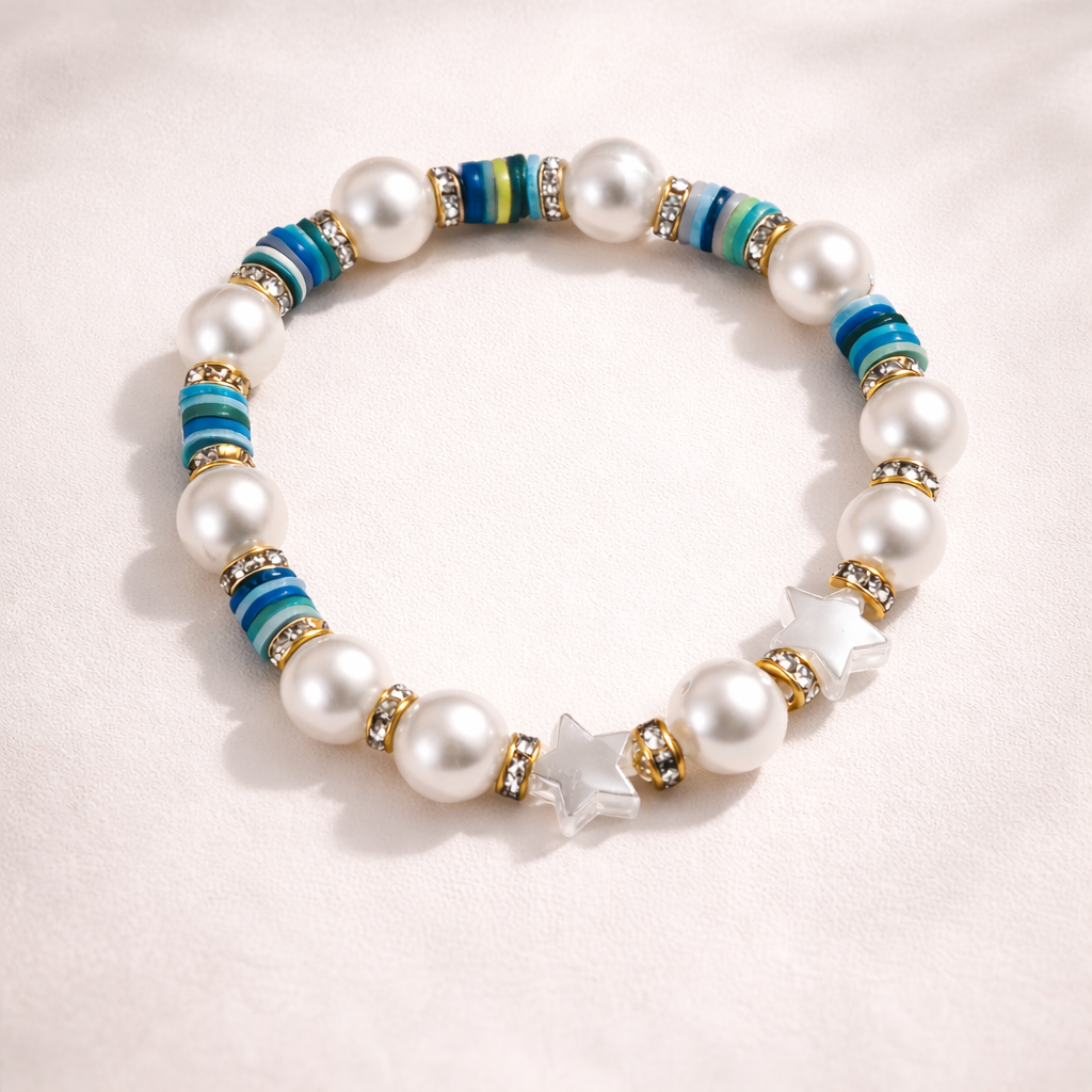 Enhanced Cosmic Pearl Charm Bracelet - Image 1