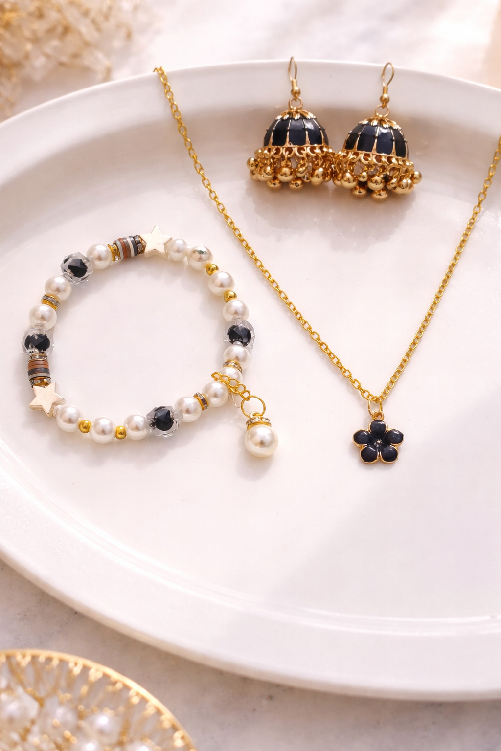 ChatGPT Image Mar 9, 2026, 09_40_03 AM Black & Pearl Jewelry Gift Set | Bundle Deal 7 - Image 1
