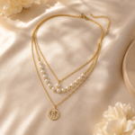 Personalized Pearl Layered Necklace - Image 2