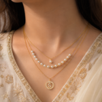 Personalized Pearl Layered Necklace - Image 3