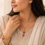 Butterfly Charm Jewelry Set - Image 2