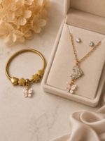 Butterfly Charm Jewelry Set - Image 3