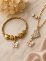 Butterfly Charm Jewelry Set